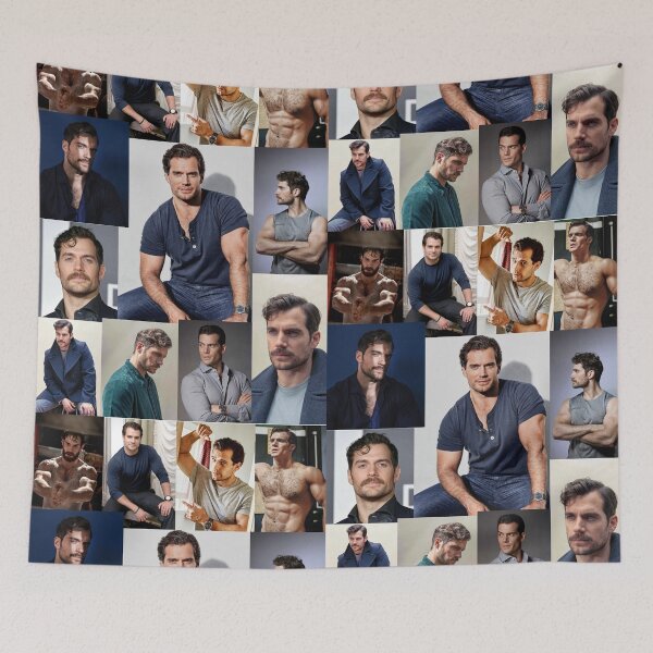 Item preview, Henry Cavil photo collage designed and sold by Littlerosaa.