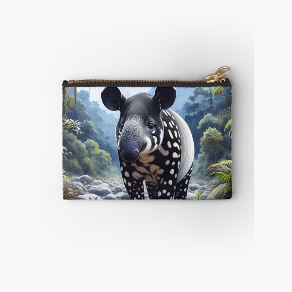 Item preview, Malayan tapir animal art designed and sold by RubisLeaf.