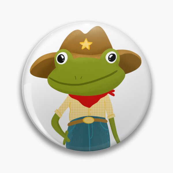 Item preview, Cowboy Frog Yee Haw designed and sold by Anna Fox.