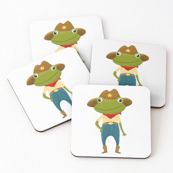 Item preview, Cowboy Frog Yee Haw designed and sold by Anna Fox.