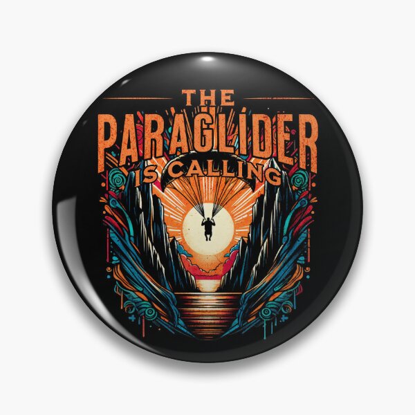 Item preview, The Paraglider is Calling Retro Design designed and sold by RedDesignSyc.