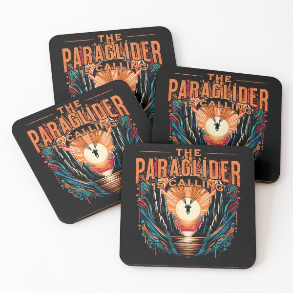 Item preview, The Paraglider is Calling Retro Design designed and sold by RedDesignSyc.
