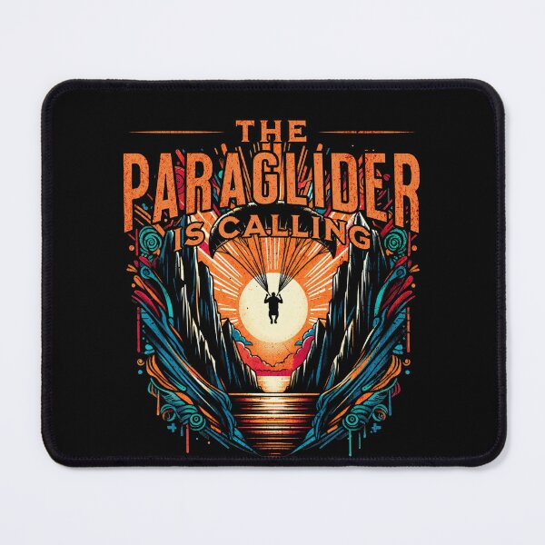 Item preview, The Paraglider is Calling Retro Design designed and sold by RedDesignSyc.