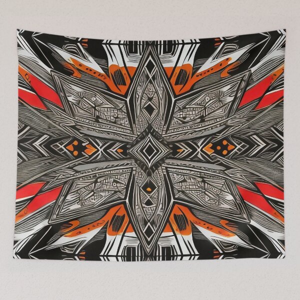 Item preview, Power and Order tribal pattern design designed and sold by operossa.