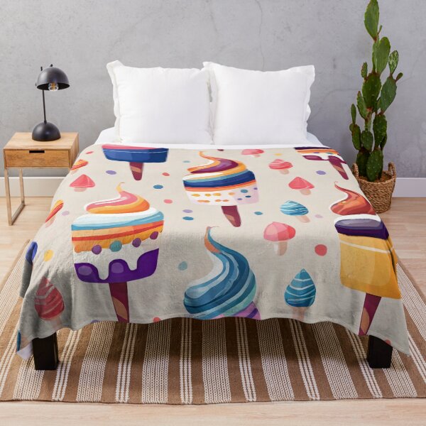Item preview, Cute ice cream kawaii food baby pattern designed and sold by La Loca.