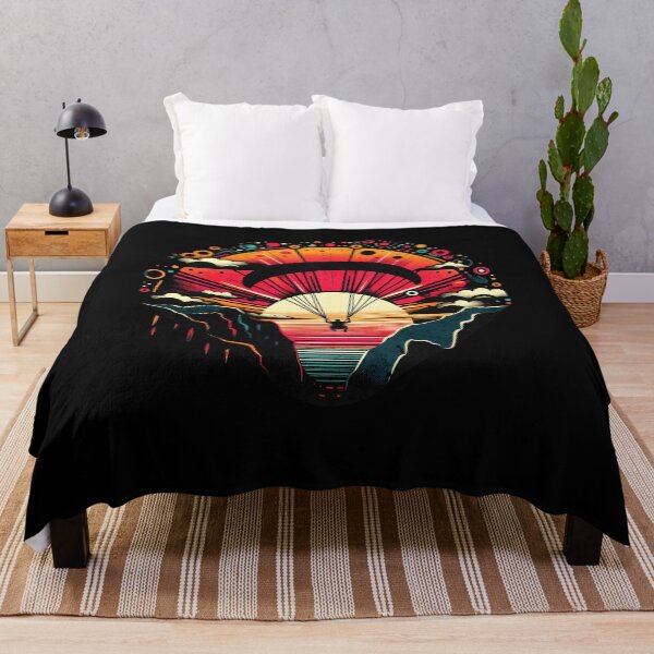 Item preview, Retro Vintage Paragliding Design designed and sold by RedDesignSyc.