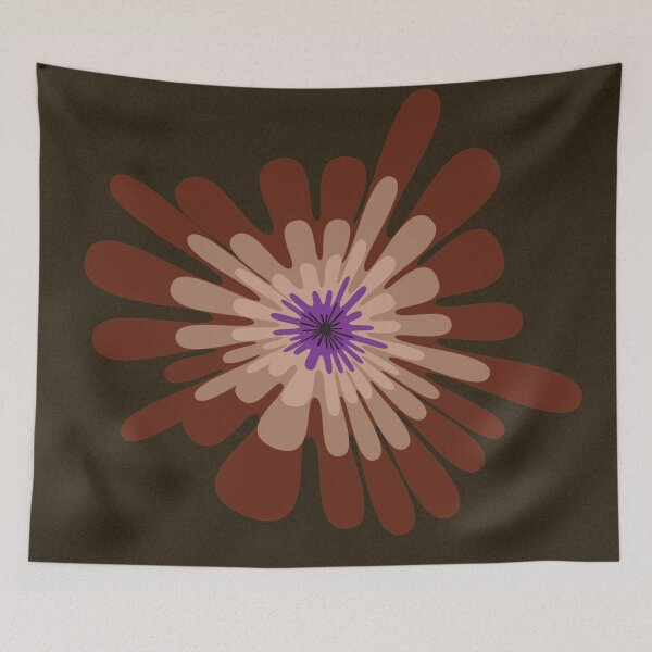 Item preview, Burgundy Purple Blossom Stellate designed and sold by Tactux - Digital Artist.