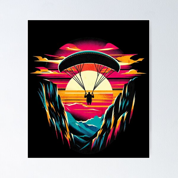 Item preview, Paragliding Wings of Freedom Design designed and sold by RedDesignSyc.