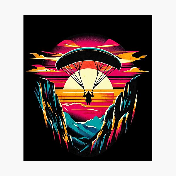 Item preview, Paragliding Wings of Freedom Design designed and sold by RedDesignSyc.