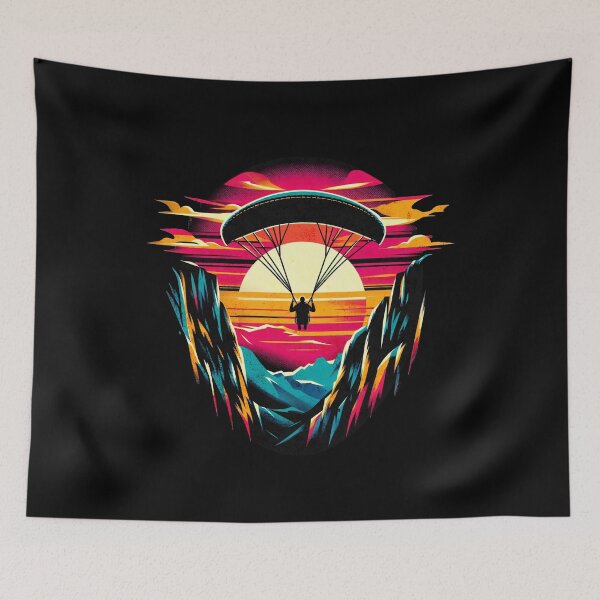 Item preview, Paragliding Wings of Freedom Design designed and sold by RedDesignSyc.