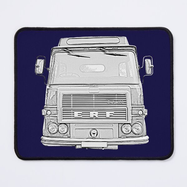 Item preview, Vintage 1970s ERF A Series lorry monochrome photo designed and sold by soitwouldseem.
