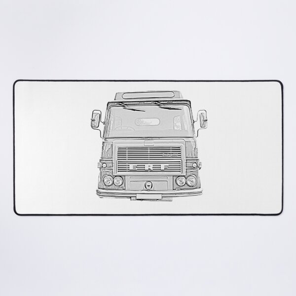 Item preview, Vintage 1970s ERF A Series lorry monochrome photo designed and sold by soitwouldseem.