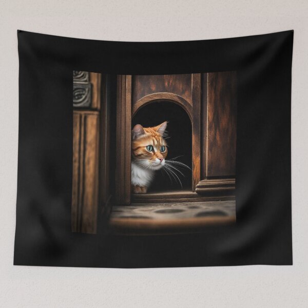 Item preview, Peeking Cat Funny Gifts For Cat Lovers Aesthetic designed and sold by MatthewViews.