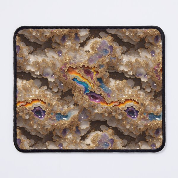 Item preview, White Rainbow Geode Seamless Pattern  designed and sold by PaxtonProjects.