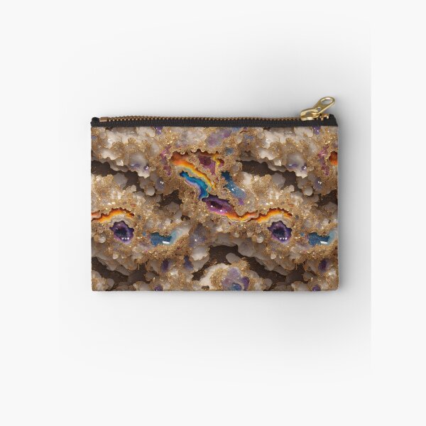 Item preview, White Rainbow Geode Seamless Pattern designed and sold by PaxtonProjects.
