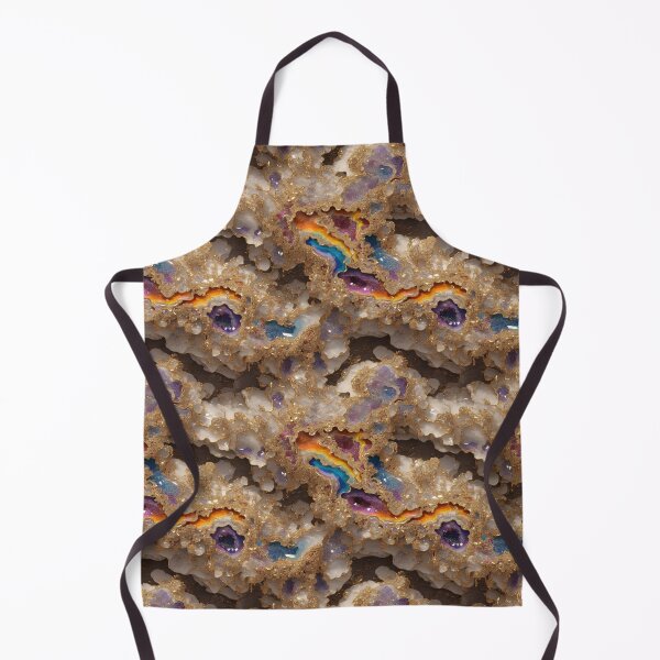 Item preview, White Rainbow Geode Seamless Pattern designed and sold by PaxtonProjects.