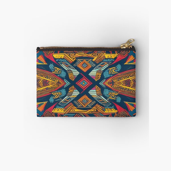 Item preview, Tribal pattern design pink blue designed and sold by operossa.