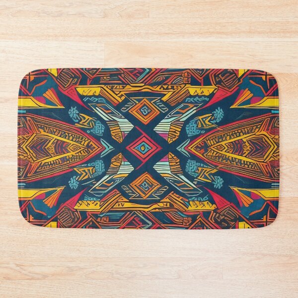 Item preview, Tribal pattern design pink blue designed and sold by operossa.