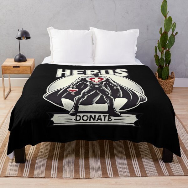 Item preview, Superhero Blood Donor Heroic Graphic Blood Donation Campaign Tee - blood donation awareness designed and sold by MAPDDesigns.