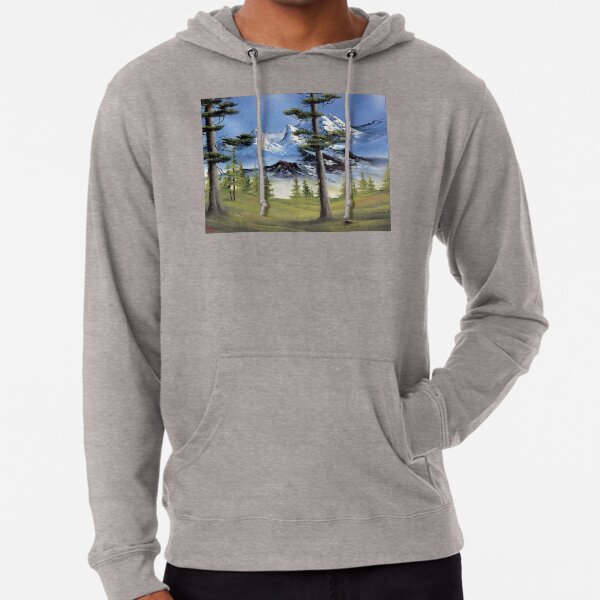 Bob ross face hoodie outlet