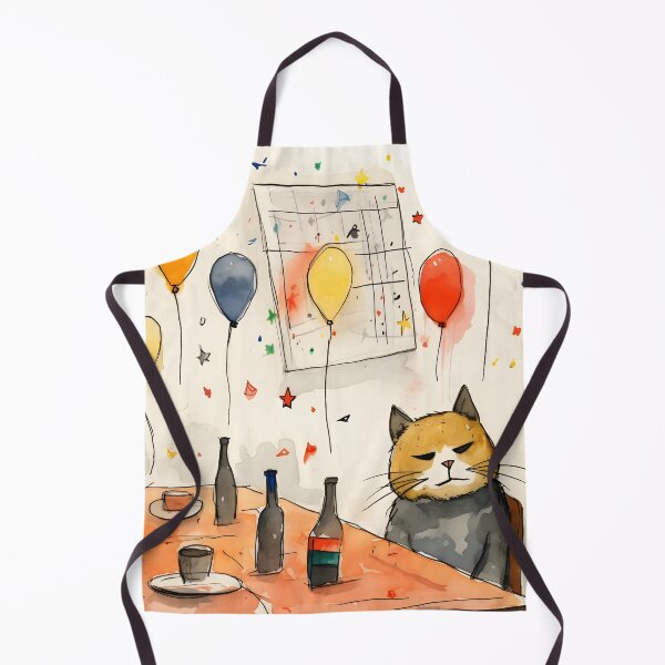 Item preview, Silly Alone Drunk Cat Waiting a Christmas designed and sold by omerfdln34.