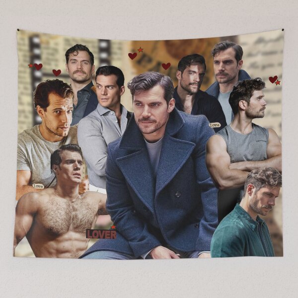 Item preview, Henry Cavil photo collage designed and sold by Littlerosaa.