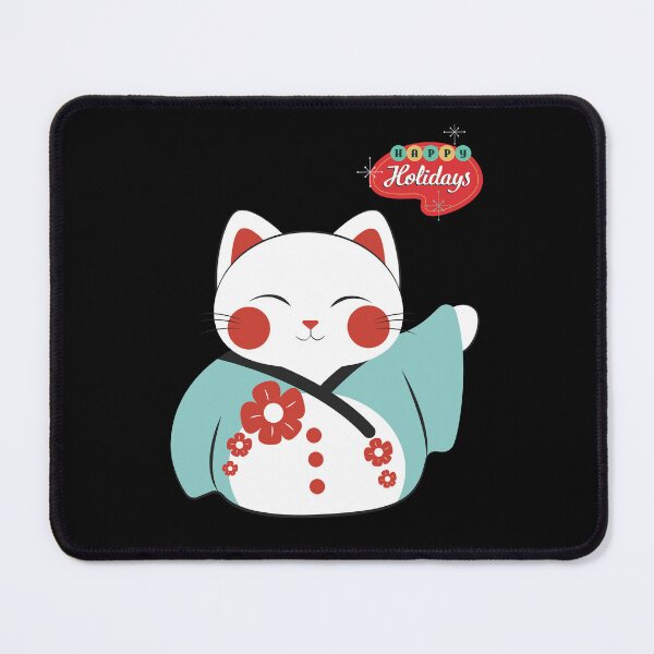 Item preview, Happy Holdidays - Japanese blessing lucky Cute cat designed and sold by Similce.
