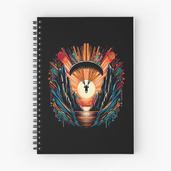 Item preview, Paragliding Mountain Retro Design designed and sold by RedDesignSyc.