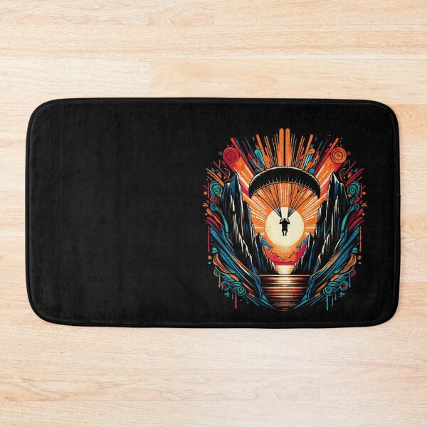 Item preview, Paragliding Mountain Retro Design designed and sold by RedDesignSyc.