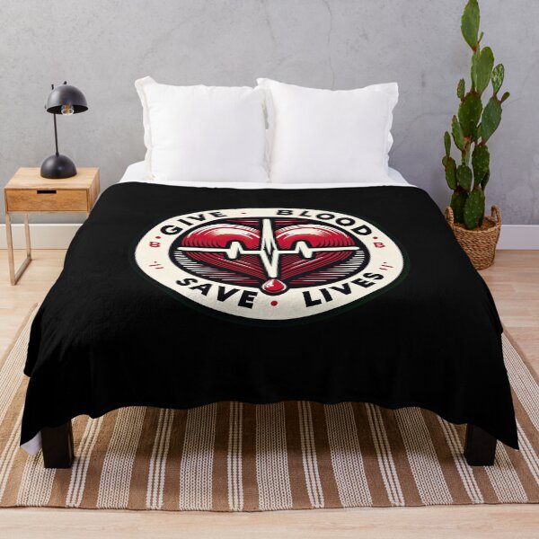 Item preview, Heartbeat Blood Donation Emblem Tee - blood donation awareness designed and sold by MAPDDesigns.