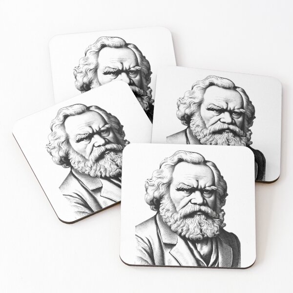 Item preview, Portrait Karl Marx (1818 – 1883) designed and sold by NTGUILTY.