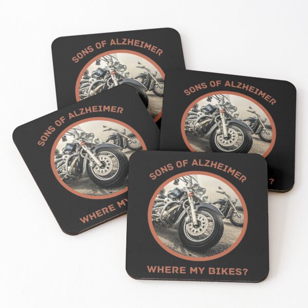 Item preview, Biker Sons Alzheimers Wheres My Bike designed and sold by Zoo-Moo.