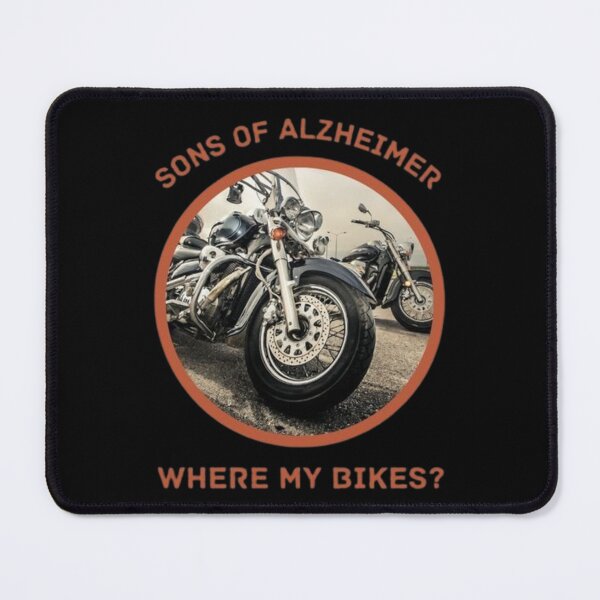 Item preview, Biker Sons Alzheimers Wheres My Bike designed and sold by Zoo-Moo.