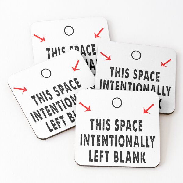 Item preview, THIS SPACE INTENTIONALLY LEFT BLANK  designed and sold by infinitty art.