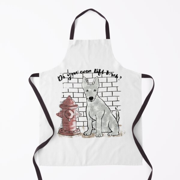 Item preview, Dog at Fire Hydrant Do You Even Lift Bruh? designed and sold by HeidiMyersArt.
