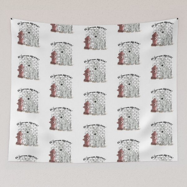 Item preview, Dog at Fire Hydrant Do You Even Lift Bruh? designed and sold by HeidiMyersArt.