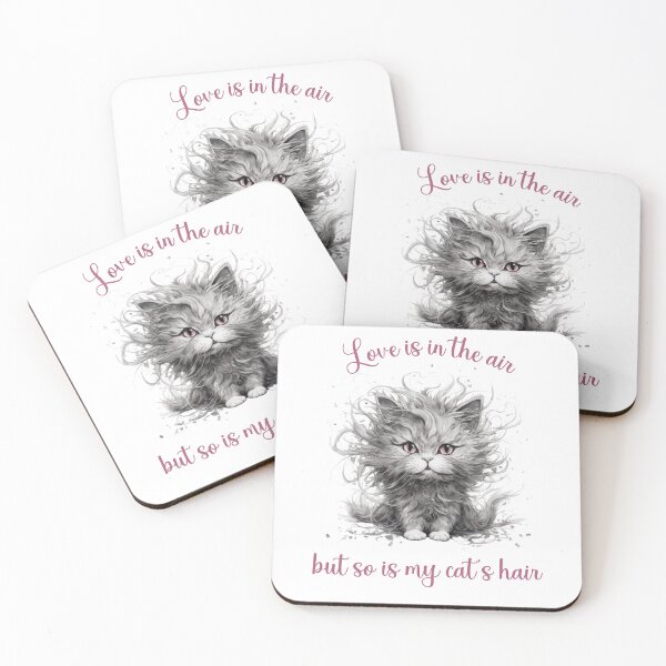 Item preview, valentine cat designed and sold by Dominika Bednarska.
