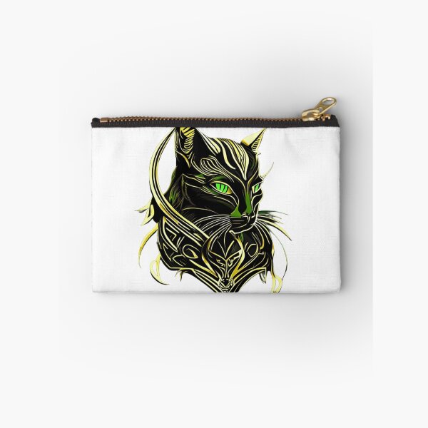 Item preview, Majestic black cat sensual nature's charming allure designed and sold by BlueGoldArt.