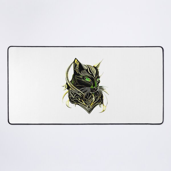 Item preview, Majestic black cat sensual nature's charming allure designed and sold by BlueGoldArt.