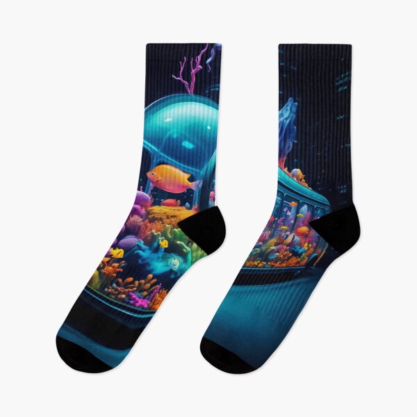 Item preview, Neon Aquarium Bus in the City Night designed and sold by oanaunciuleanu.