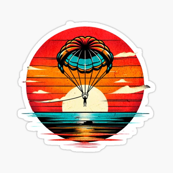 Artikel-Vorschau von Parasailing-Sonnenuntergang-Design, designt und verkauft von RedDesignSyc.