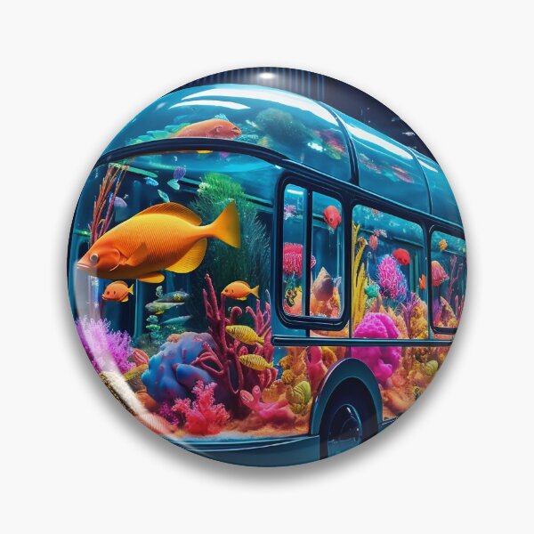 Item preview, Neon Aquarium Bus in the City Night designed and sold by oanaunciuleanu.