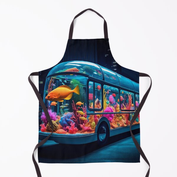 Item preview, Neon Aquarium Bus in the City Night designed and sold by oanaunciuleanu.