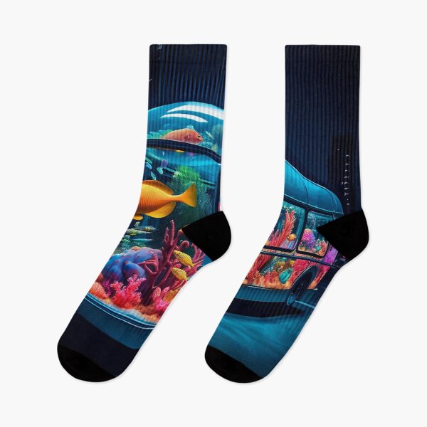 Item preview, Neon Aquarium Bus in the City Night designed and sold by oanaunciuleanu.