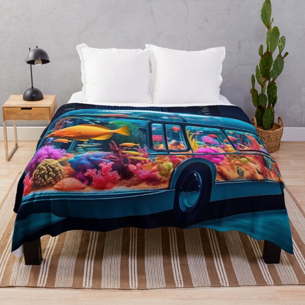 Item preview, Neon Aquarium Bus in the City Night designed and sold by oanaunciuleanu.