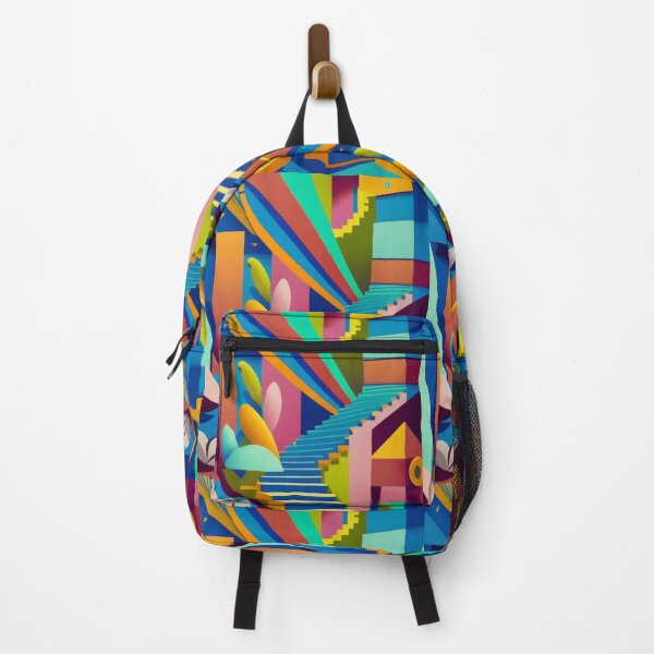 Item preview, Optical Illusion with Stairs designed and sold by HanaiPrint.