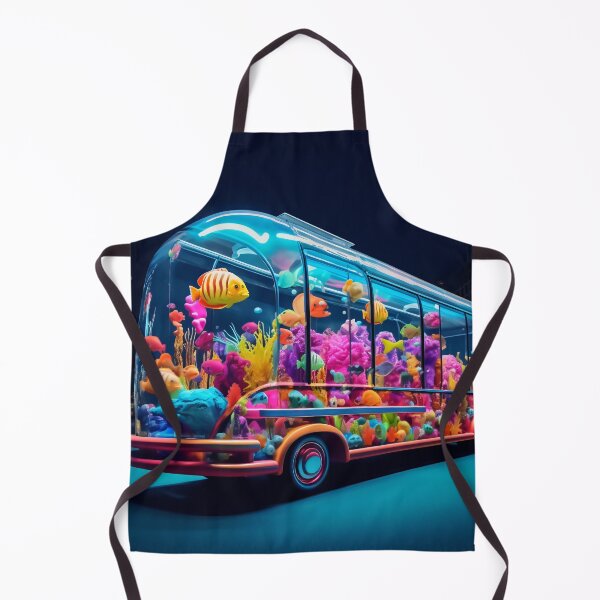 Item preview, Neon Aquarium Bus in the City Night designed and sold by oanaunciuleanu.