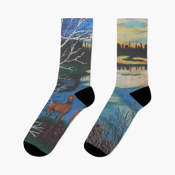Item preview, deer in the morning colors designed and sold by janjacbu.