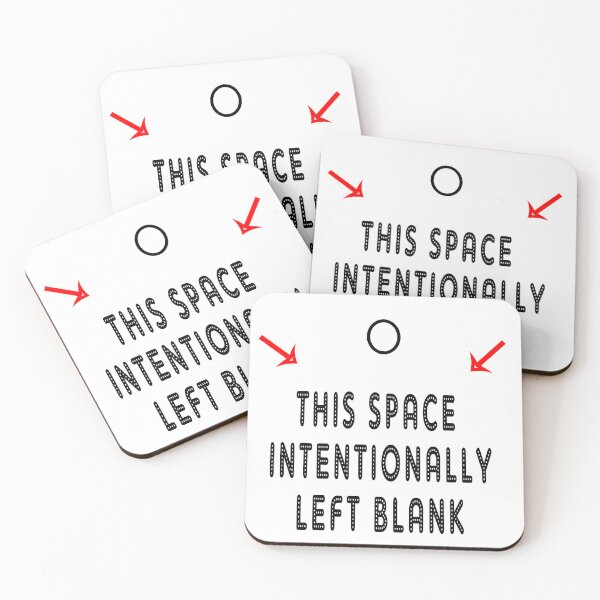 Item preview, THIS SPACE INTENTIONALLY LEFT BLANK  designed and sold by infinitty art.