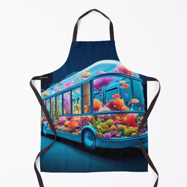 Item preview, Neon Aquarium Bus in the City Night designed and sold by oanaunciuleanu.